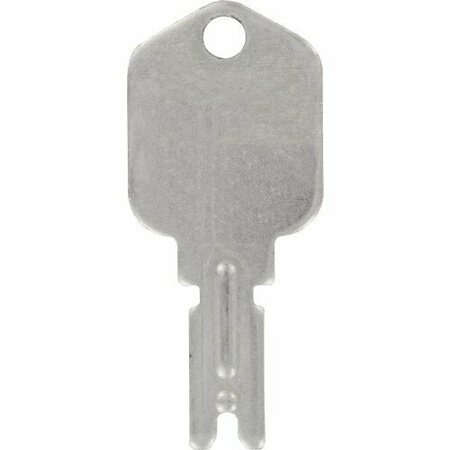 Hillman Traditional Key Forklift Key Blank Double, 10PK 86495
